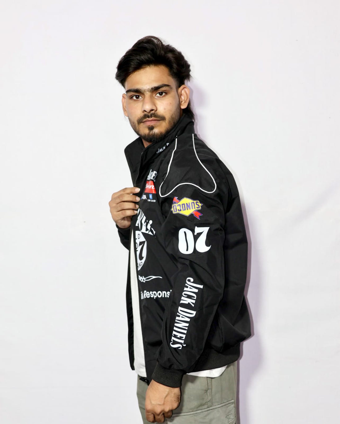 Jack Daniel Printed Vintage Jacket | Premium Retro Jacket