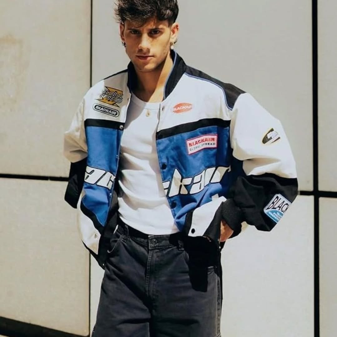 Black Air Vintage Racing Jacket | Brother Ads