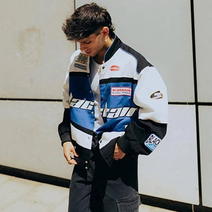 Black Air Vintage Racing Jacket | Brother Ads
