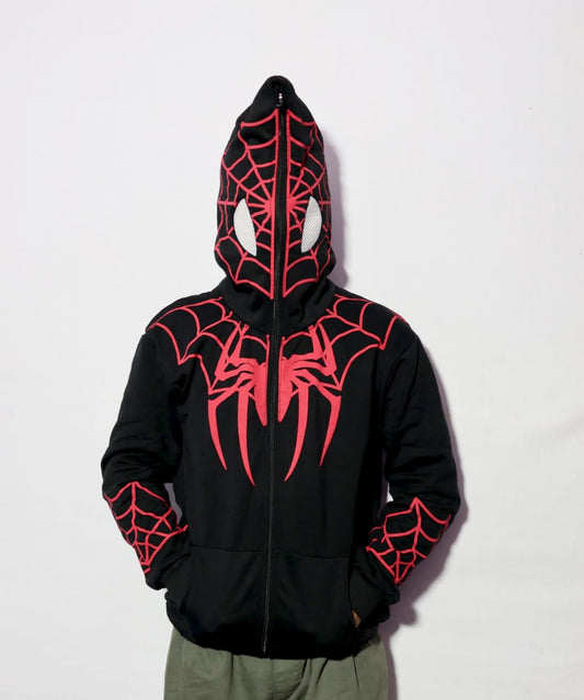 Premium Black Zipper Hoodie for Men & Women | Cotton Fleece Zip-Up Hoodie