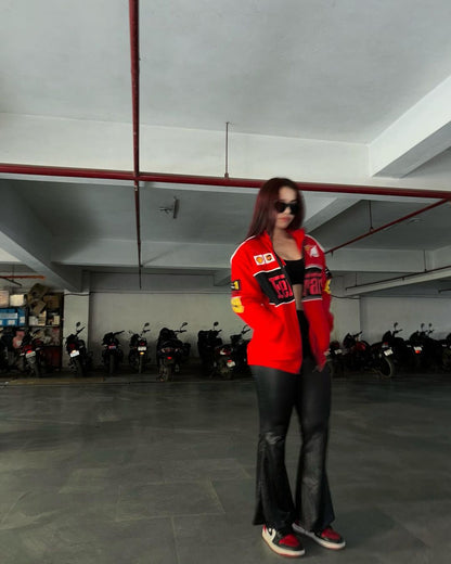 Red F1 Racing Jacket | Brother Ads