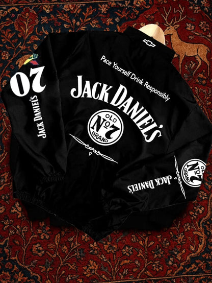 Jack Daniel's Vintage Racing Jacket | Premium Retro Bomber Jacket for Men & Women
