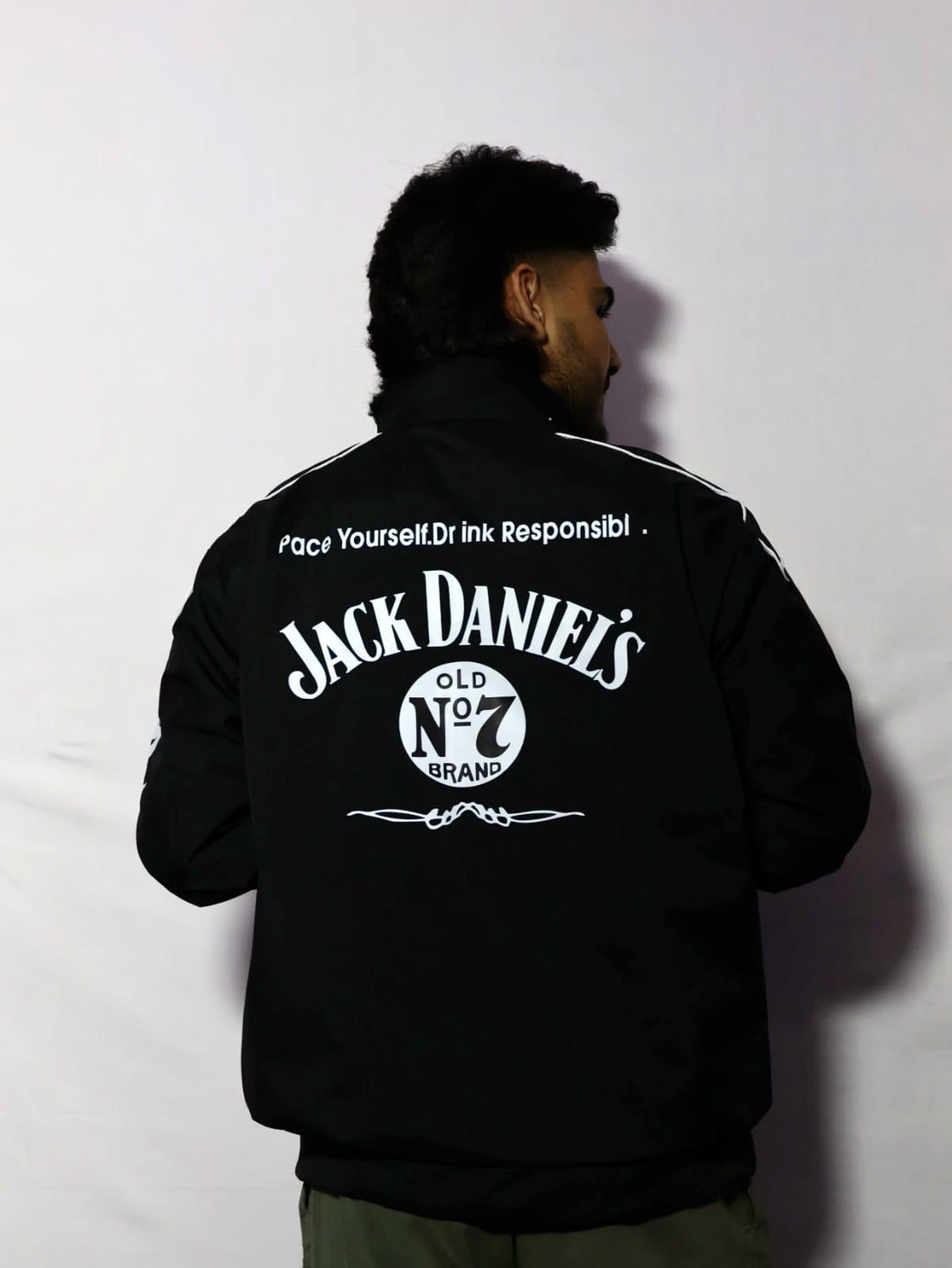 Jack Daniel Printed Vintage Jacket | Premium Retro Jacket