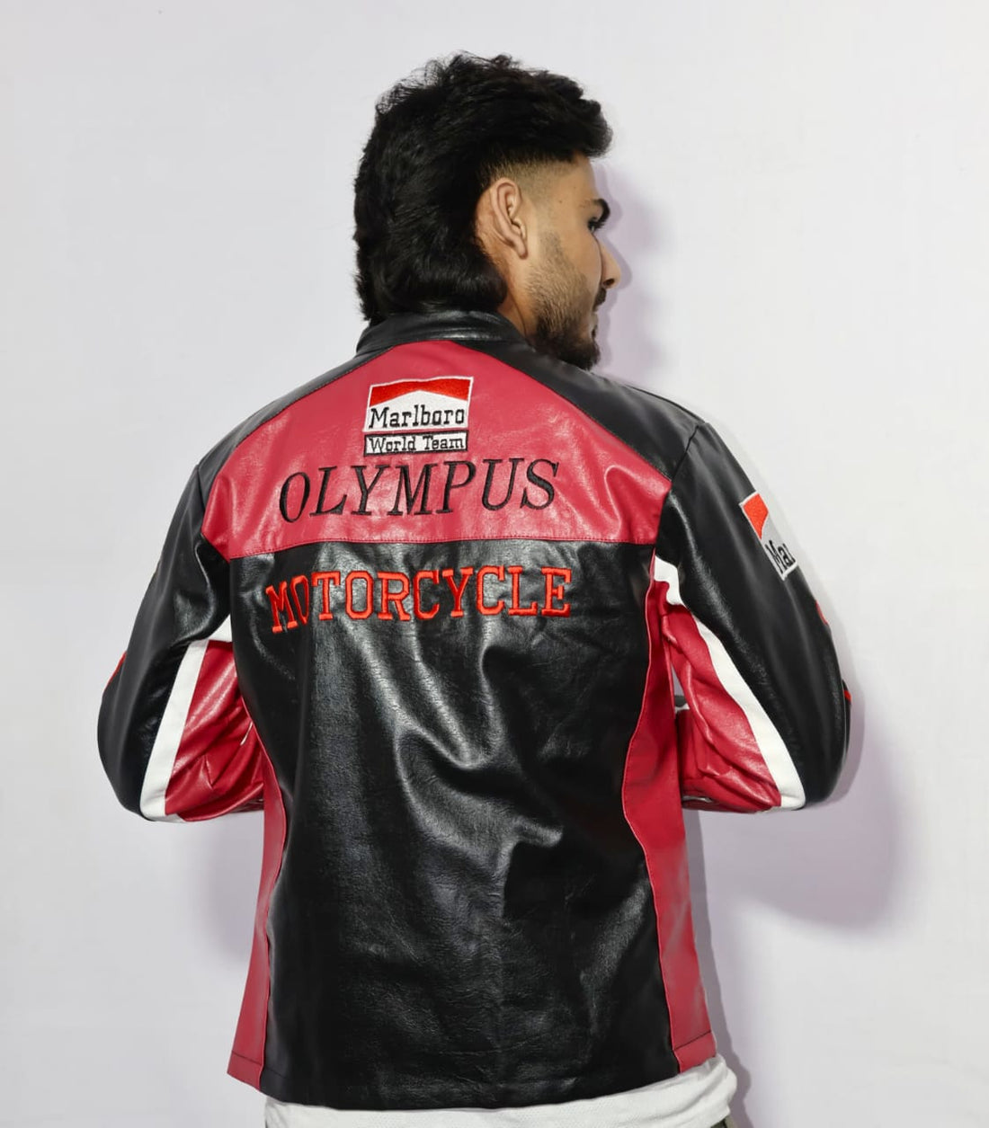 Ferrari Olympus Leather Racing Vintage Jacket