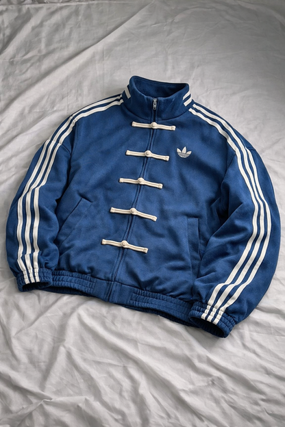 Blue CNY Brother Ads Jacket for Men | Premium Streetwear Jacket