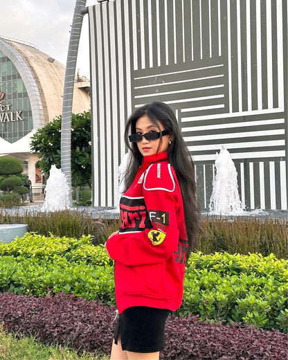 Red F1 Racing Jacket | Brother Ads