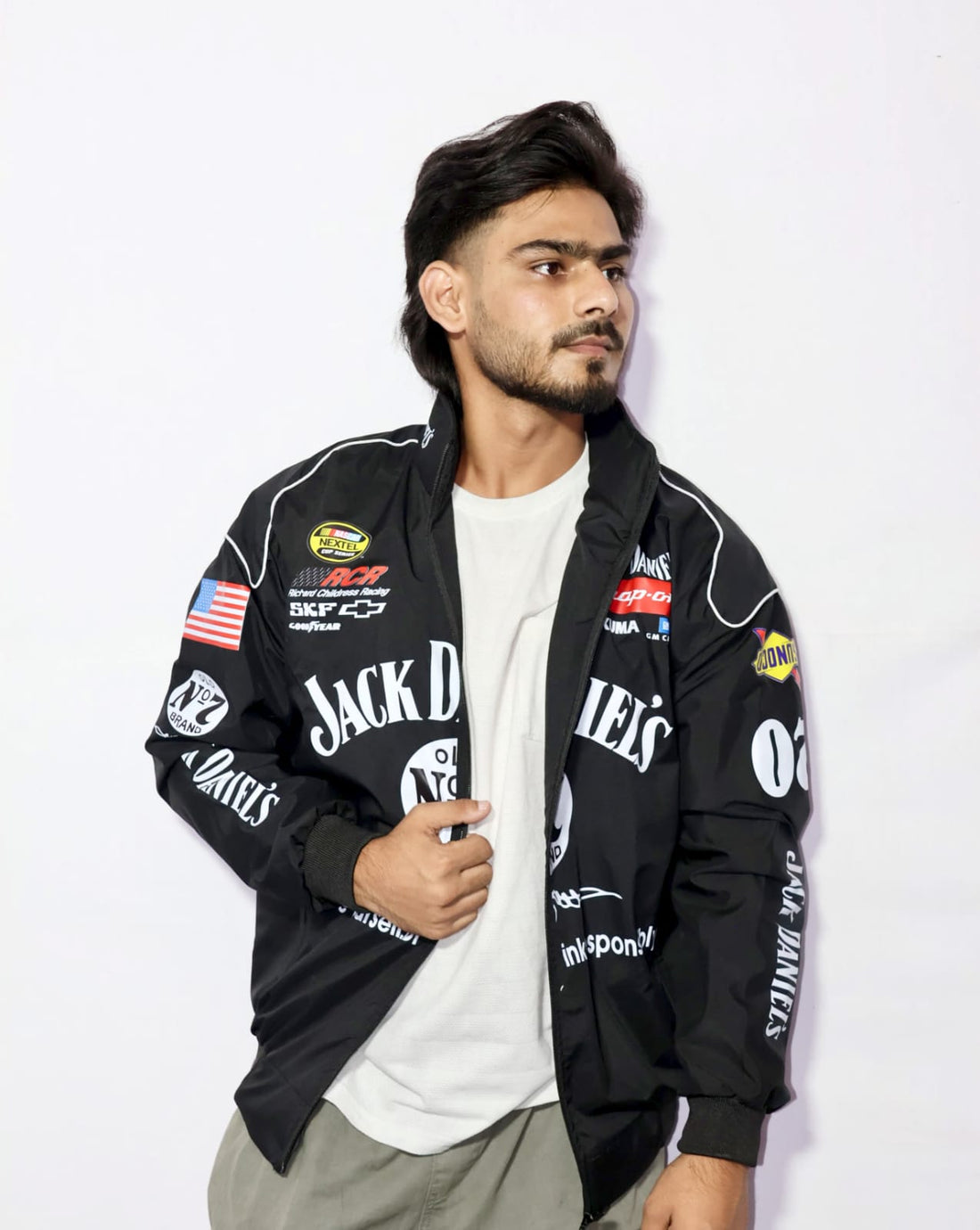 Jack Daniel Printed Vintage Jacket | Premium Retro Jacket