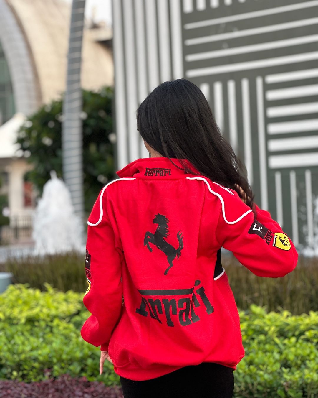 Red F1 Racing Jacket | Brother Ads