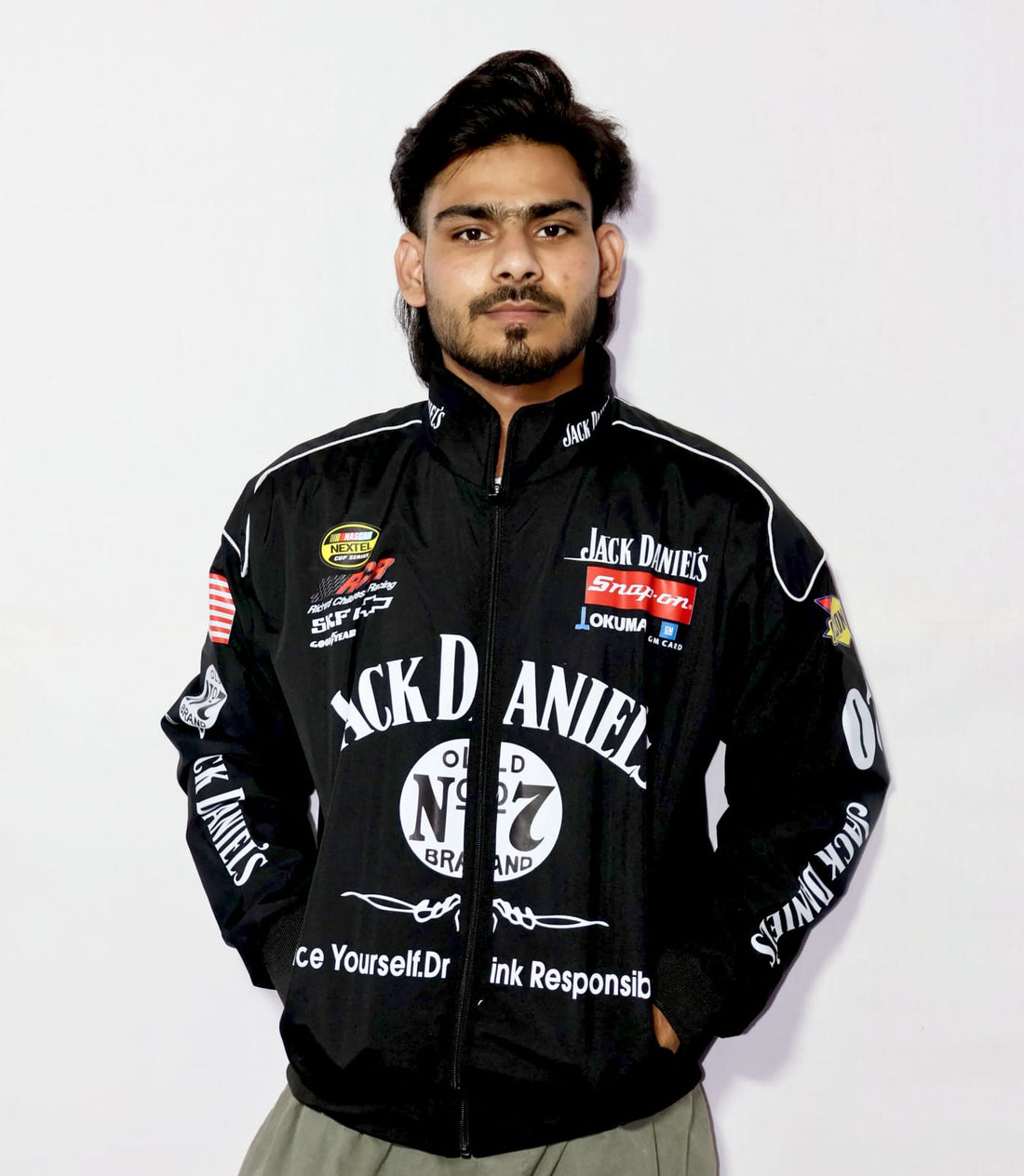 Jack Daniel Printed Vintage Jacket | Premium Retro Jacket