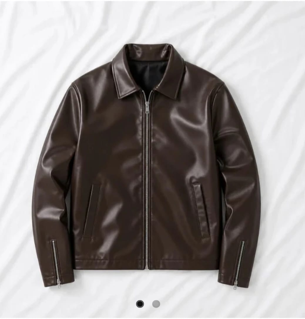 Brown Premium Leather Jacket – Vintage Classic Streetwear | Brother Ads
