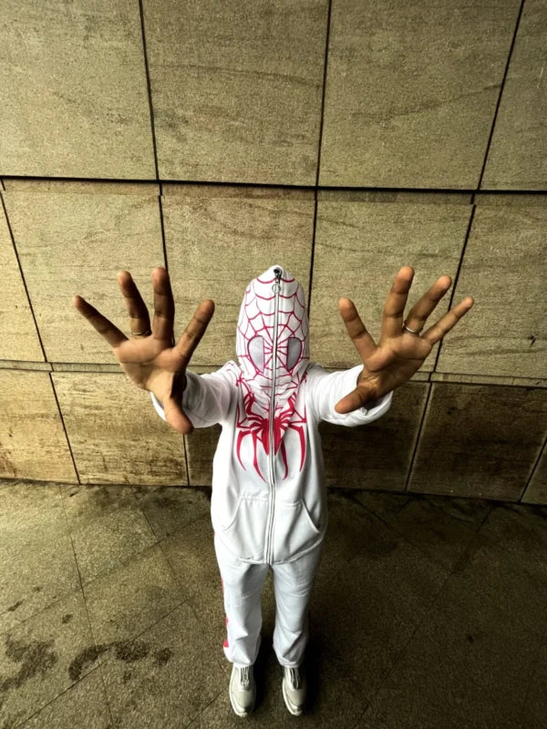 White Spider Hoodie | Premium Oversized Streetwear Hoodie for Men & Women