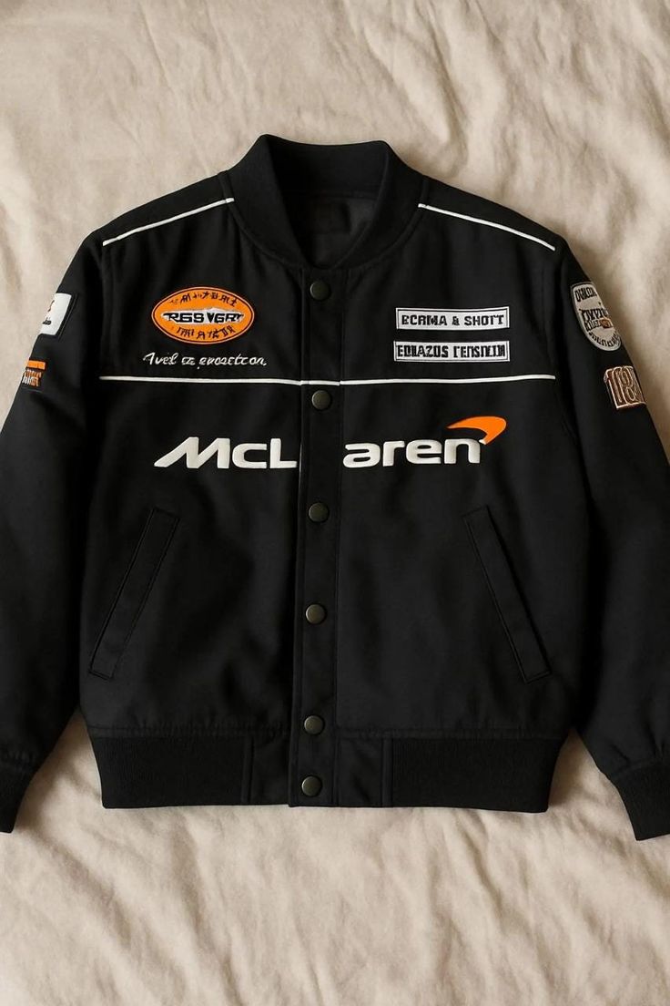 McLaren Vintage Racing Jacket – Premium Motorsport Streetwear | Brother Ads