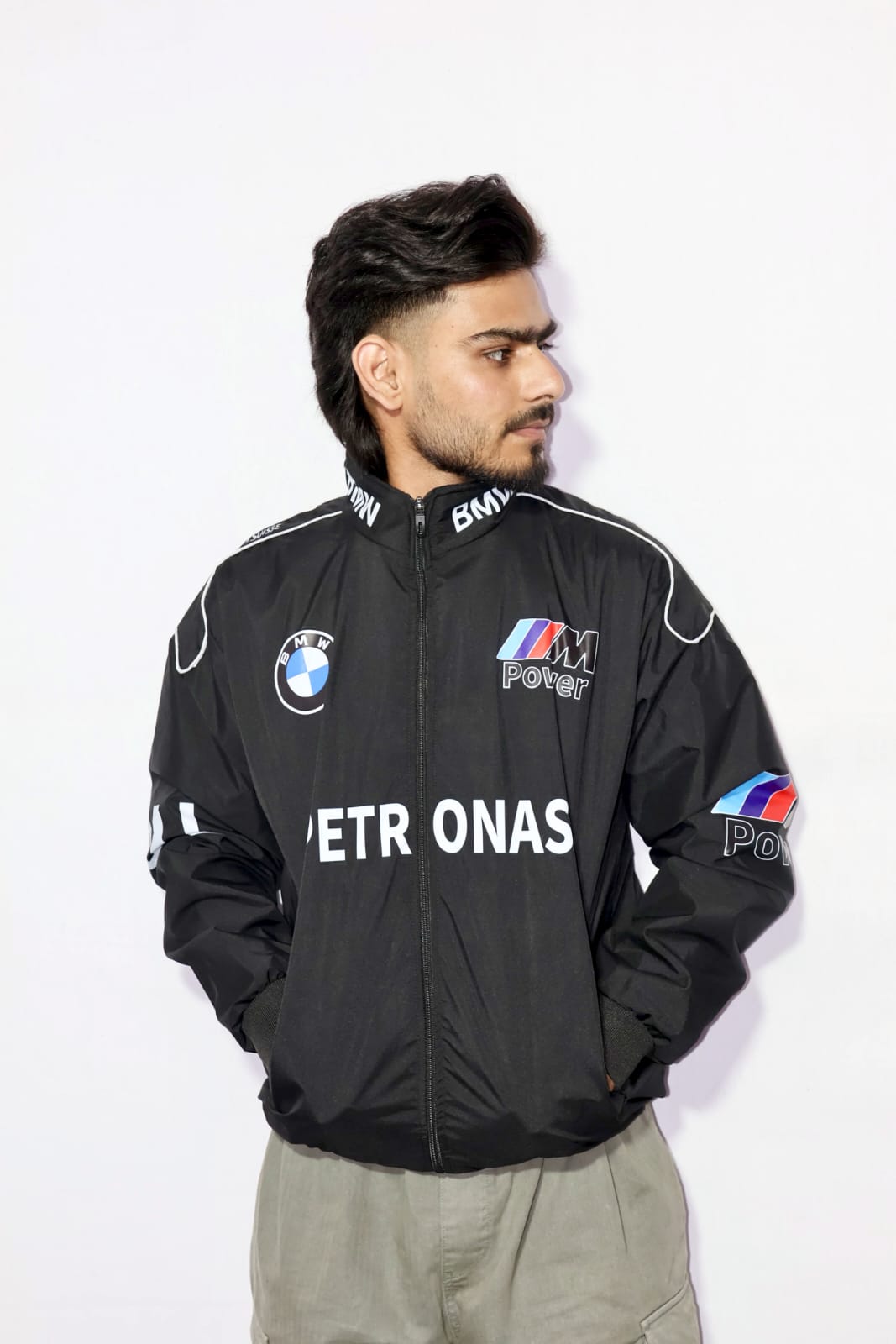 BMW Petronas Racing Jacket | Premium Motorsport Bomber Jacket for Men & Women
