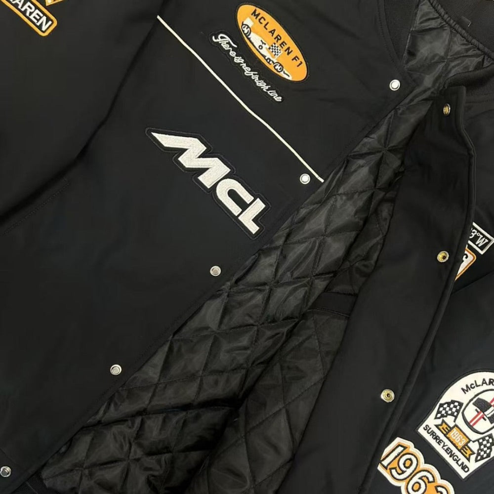 McLaren Vintage Racing Jacket – Premium Motorsport Streetwear | Brother Ads