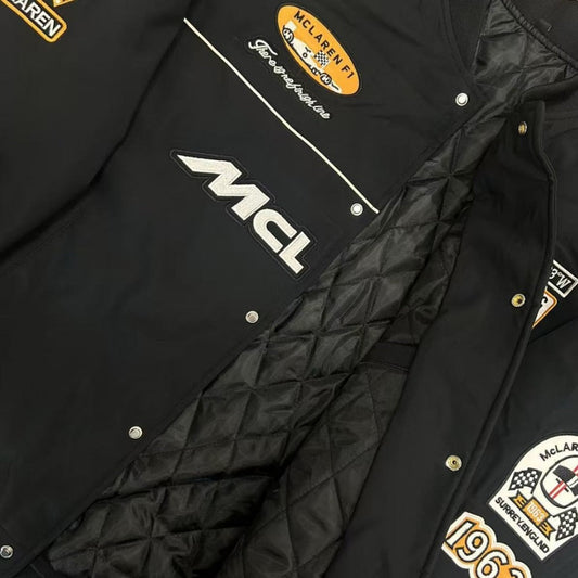 McLaren Vintage Racing Jacket – Premium Motorsport Streetwear | Brother Ads