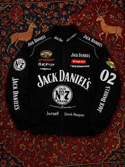 Jack Daniel's Vintage Racing Jacket | Premium Retro Bomber Jacket for Men & Women
