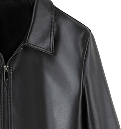 Premium Black Leather Jacket for Men & Women | Classic Biker & Streetwear Style