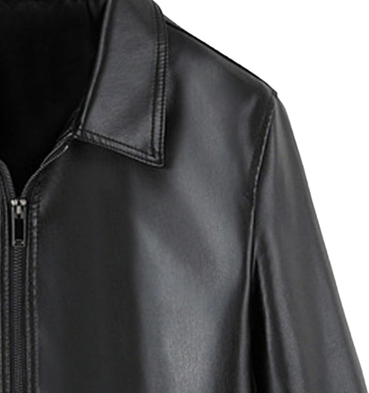 Premium Black Leather Jacket for Men & Women | Classic Biker & Streetwear Style